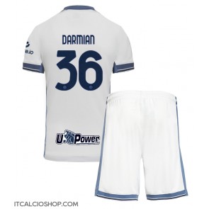 Inter Milan Matteo Darmian #36 Seconda Maglia Bambino 2024-25 Manica Corta (+ Pantaloni corti)